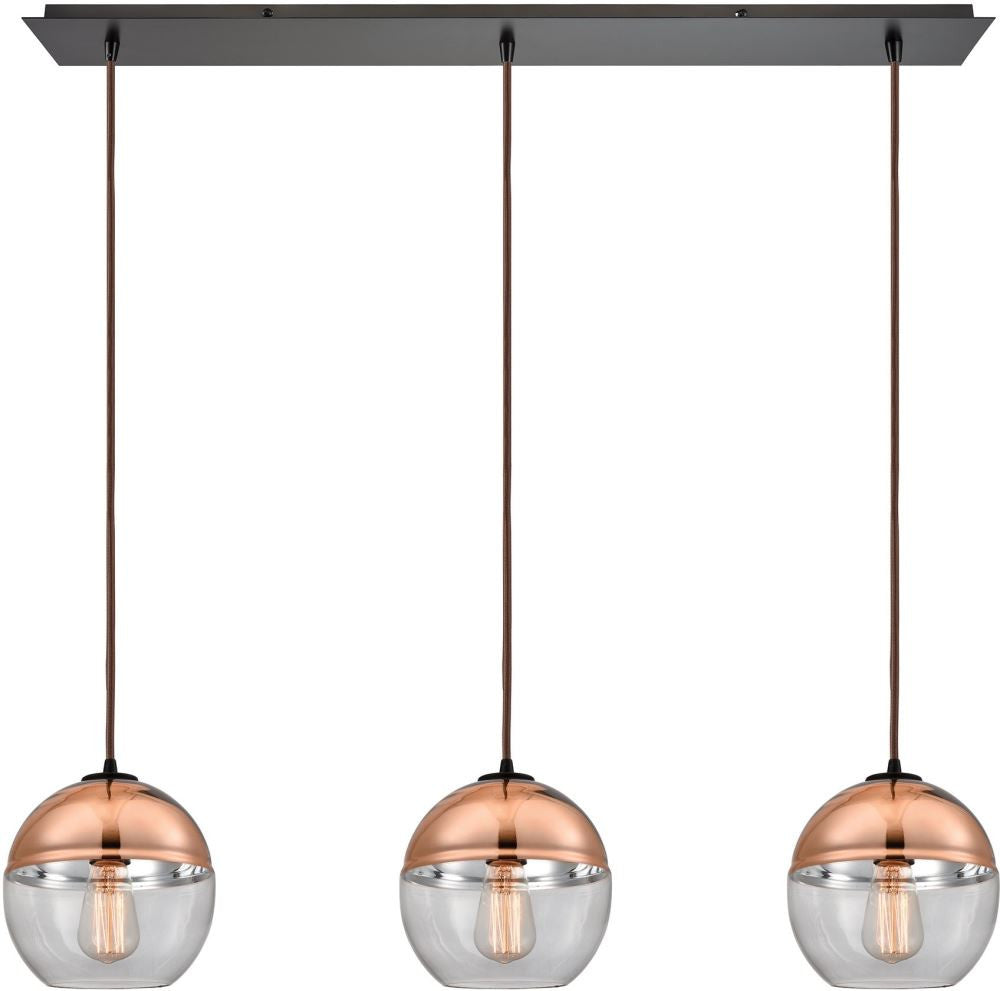 Revelo 3 Light Pendant In Oil Rubbed Bronze