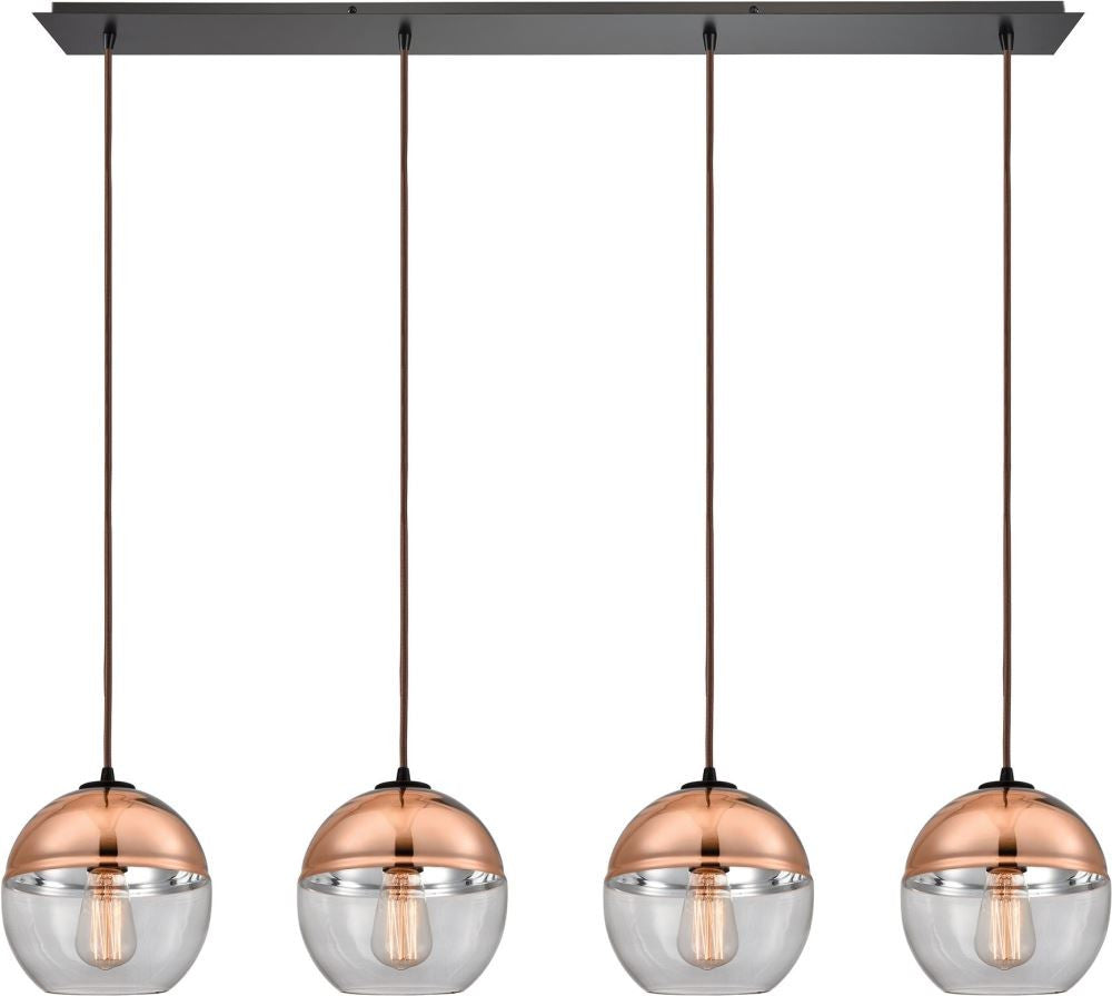 Revelo 4 Light Pendant In Oil Rubbed Bronze