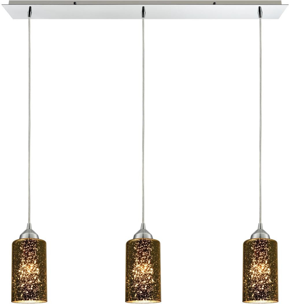 Illusions 3 Light Pendant In Polished Chrome