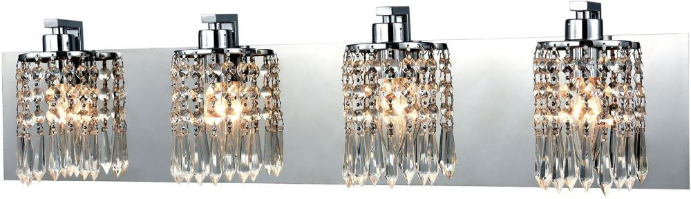 Optix 4 Light Vanity In Polished Chrome