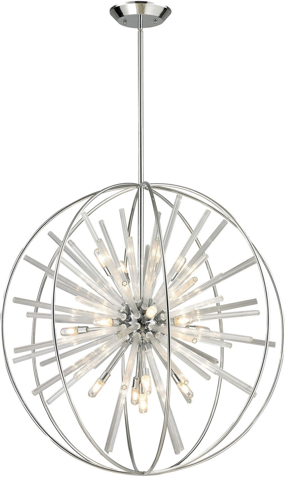 Twilight 15 Light Pendant In Polished Chrome