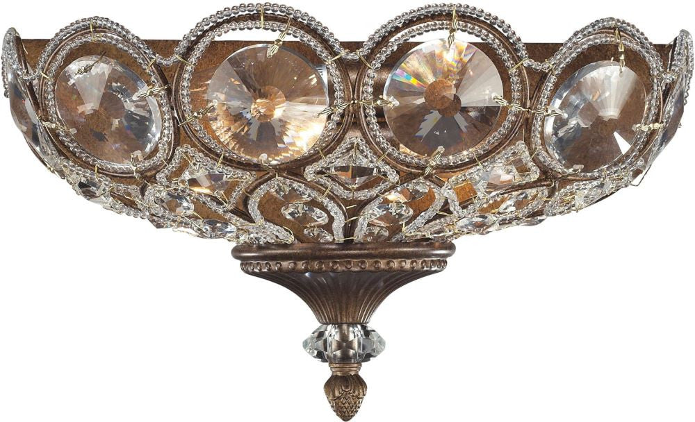 Christina 2 Light Wall Sconce In Mocha