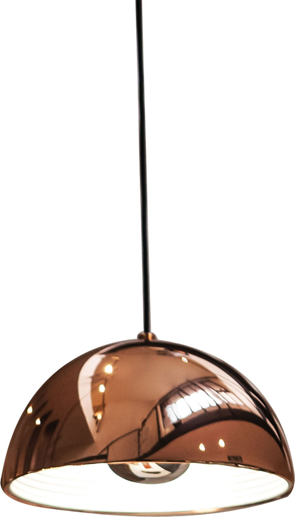 Cupola 1 Light Small Pendant In Copper