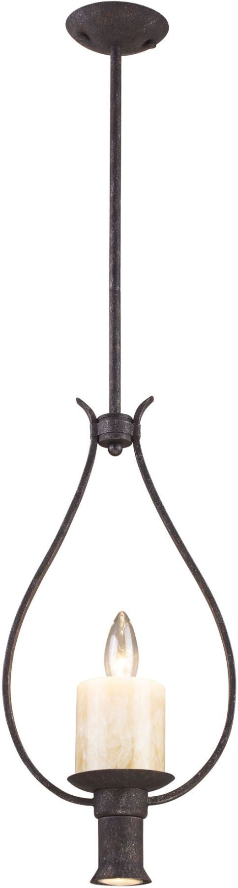 Cambridge 2 Light Pendant In Moonlit Rust