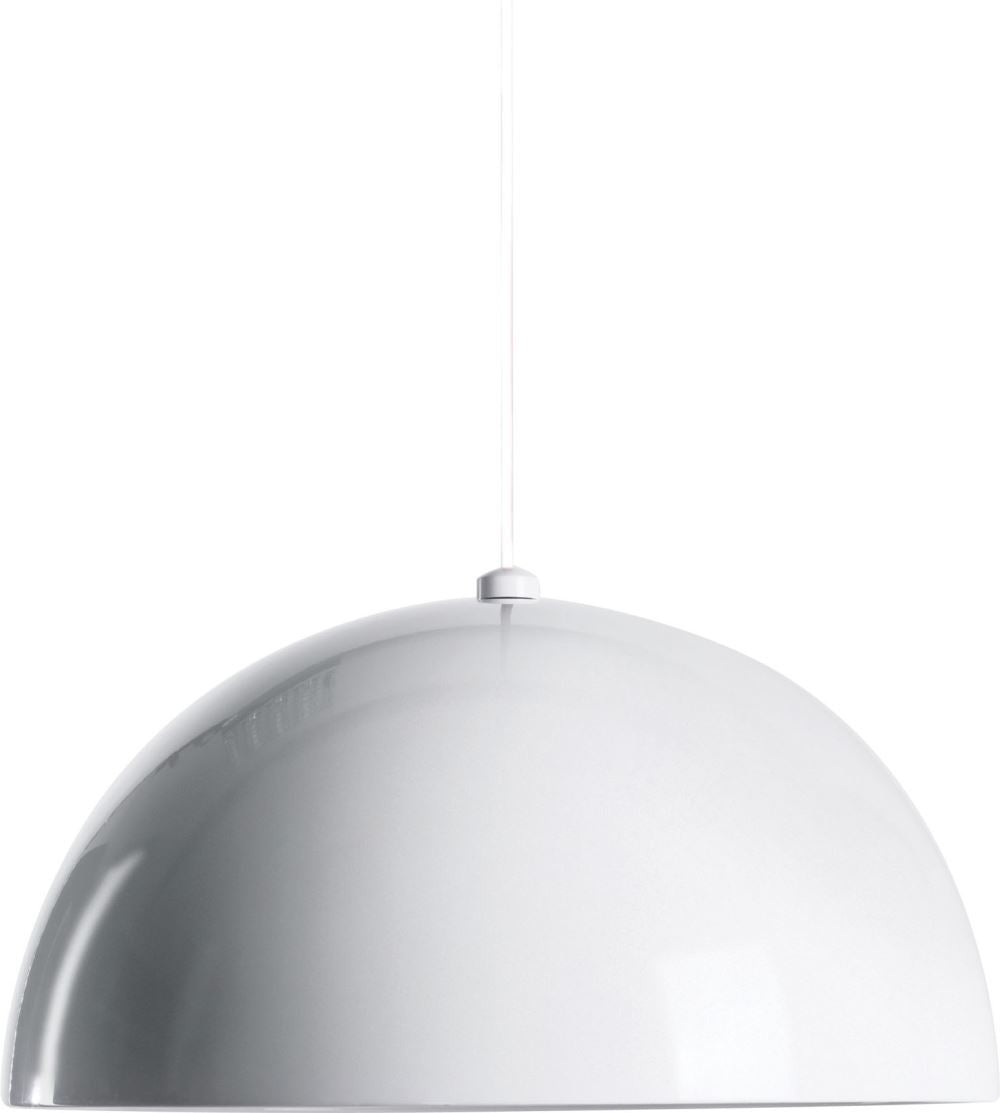 Cupola 1 Light Large Pendant In Gloss White