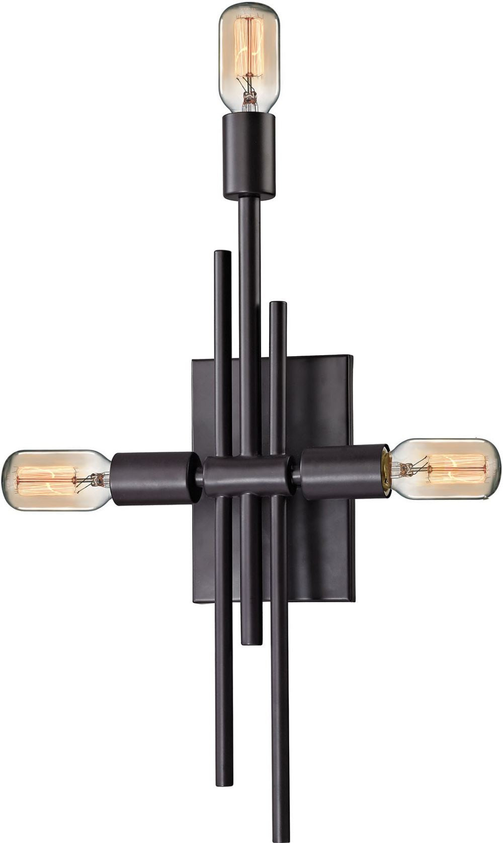 Parallax 3 Light Sconce In Oil Rubbed Bronze