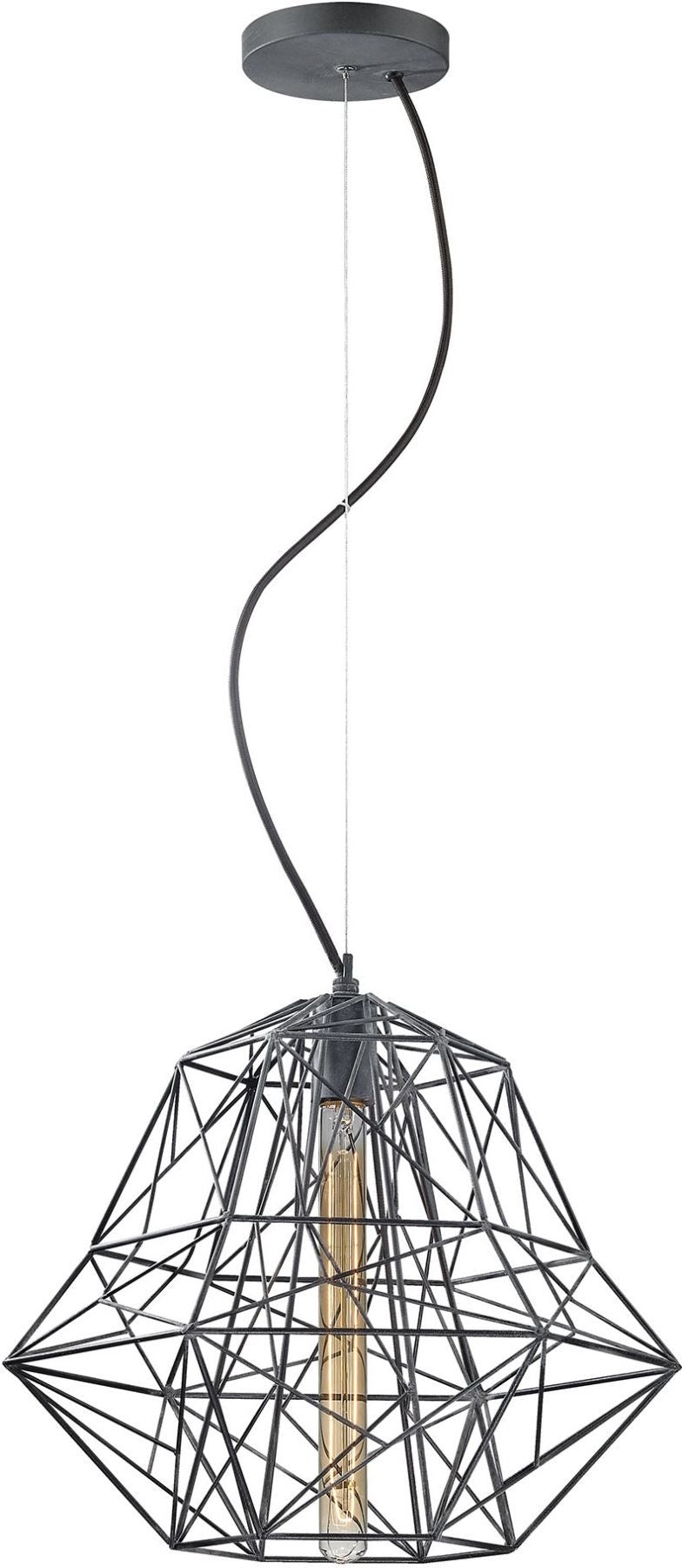 Geoweb 1 Light Pendant In Urban Concrete