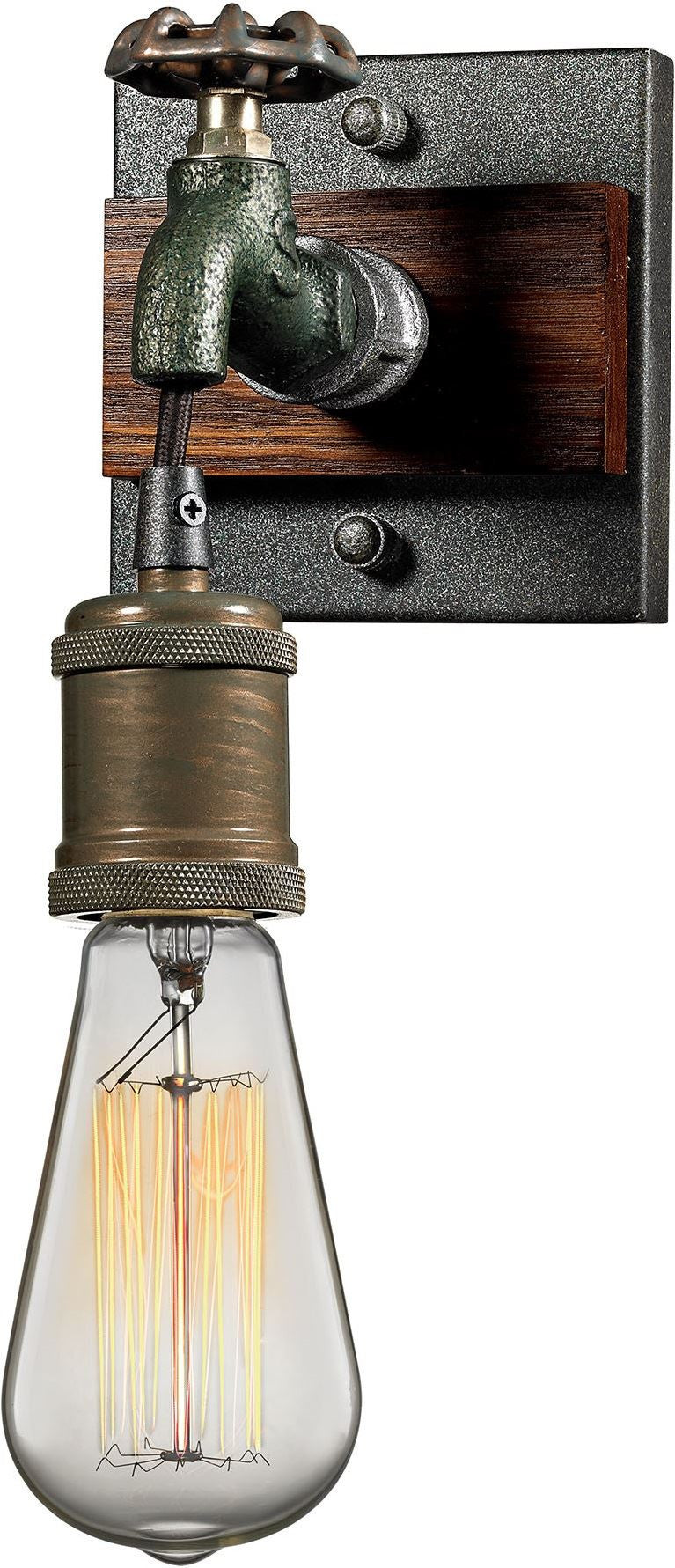 Jonas 1 Light Wall Sconce In Weathered Multitone