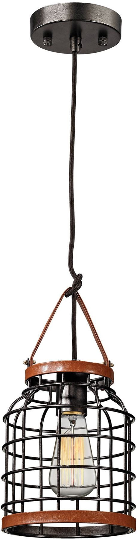 Purcell 1 Light Pendant In Weathered Iron