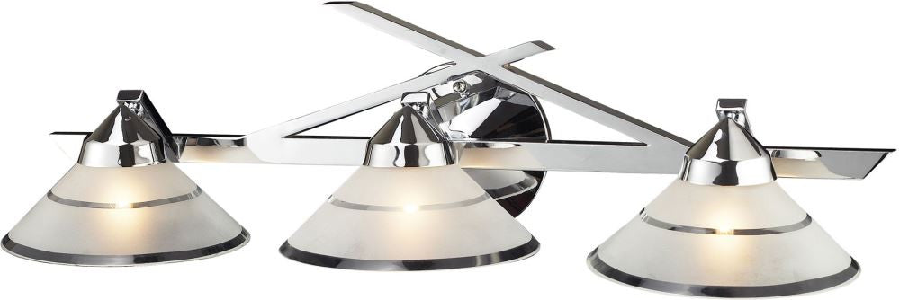 Refraction 3 Light Vanity In Polished Chrome