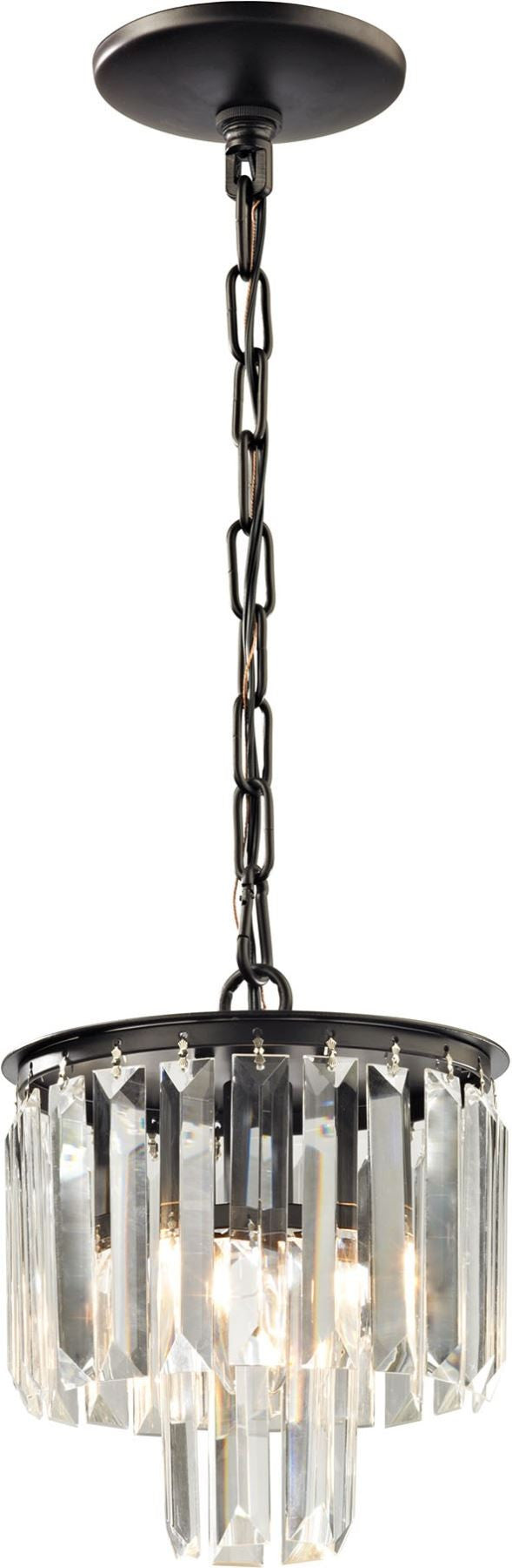 Palacial 1 Light Pendant In Oil Rubbed Bronze