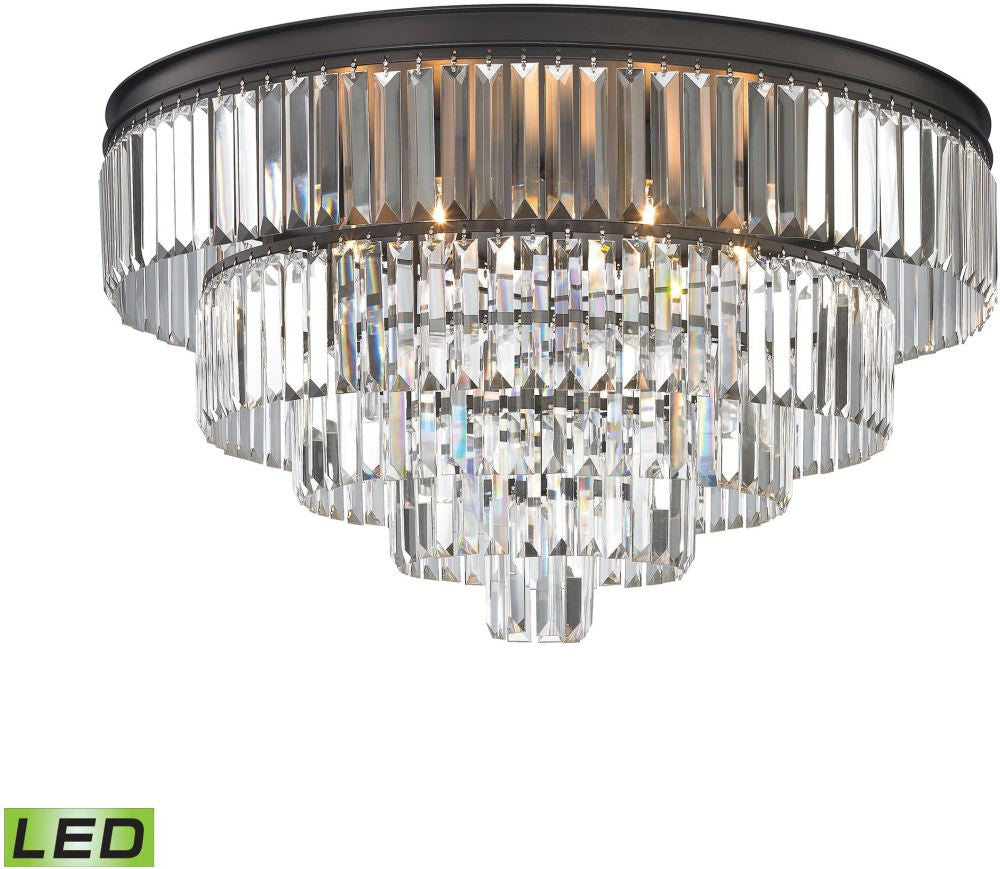 Palacial 6 Light Led Chandelier In Oil Rubbed Bronze