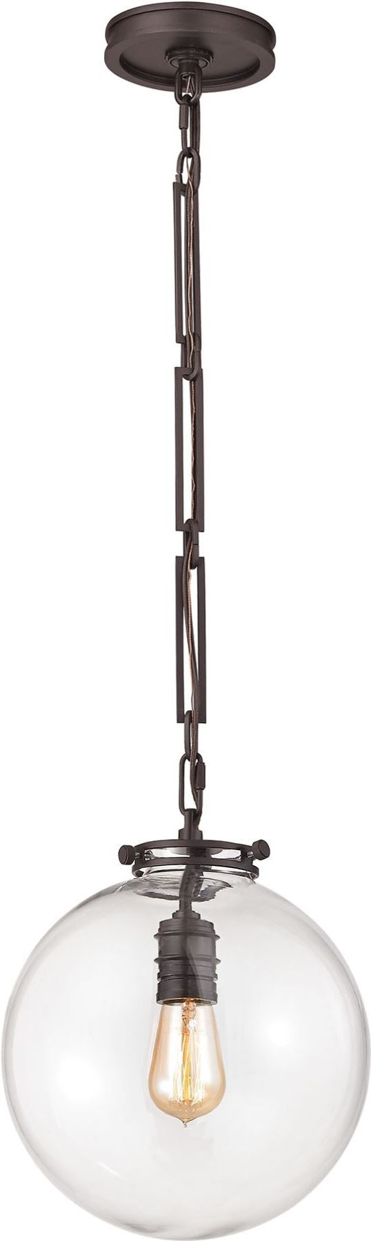 Gramercy 1 Light Pendant In Oil Rubbed Bronze