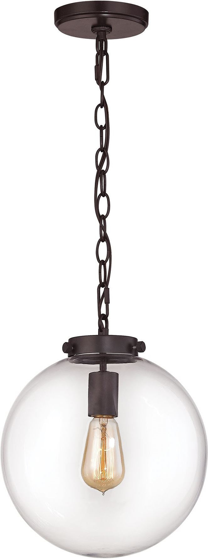 Gramercy 1 Light Pendant In Oil Rubbed Bronze