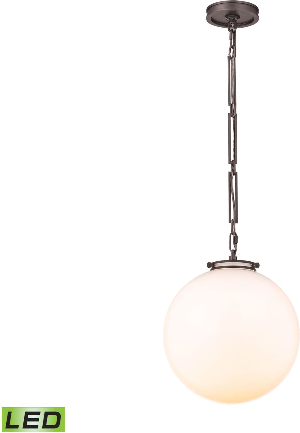 Gramercy 1 Light Led Pendant In Oil Rubbed Bronze