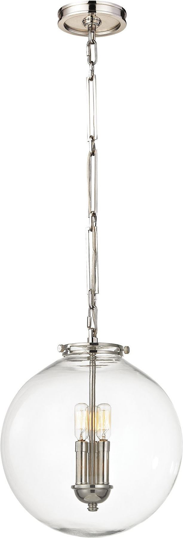 Gramercy 1 Light Pendant In Polished Nickel