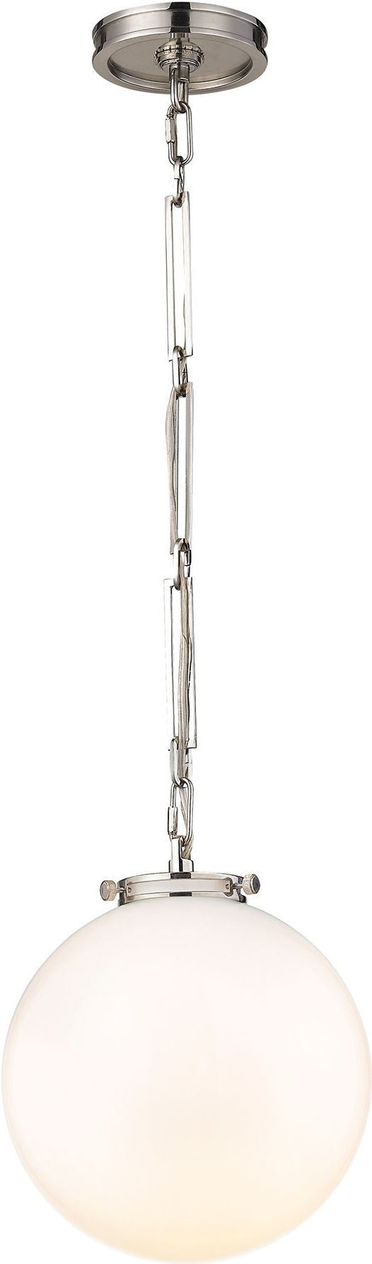 Gramercy 1 Light Pendant In Polished Nickel