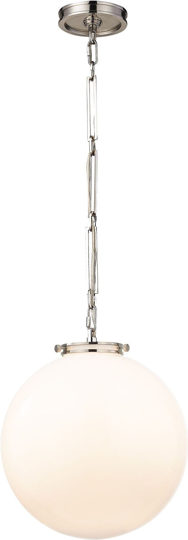 Gramercy 1 Light Pendant In Polished Nickel