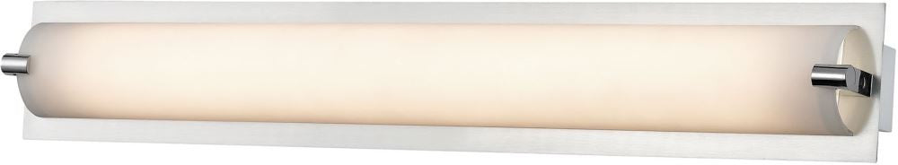 Piper 1 Light Vanity In Chrome With Frosted Glass - Small