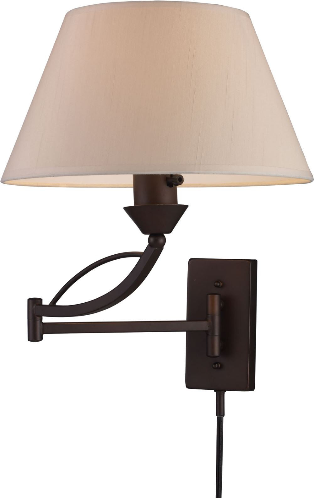 Elysburg 1 Light Swingarm Sconce In Aged Bronze
