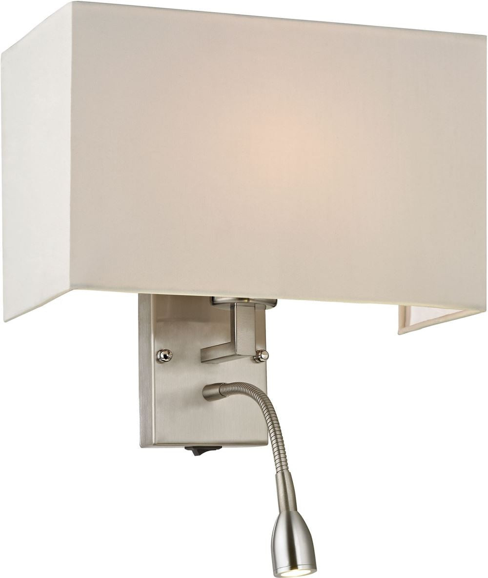 Sconces 2 Light Wall Sconce In Brushed Nickel