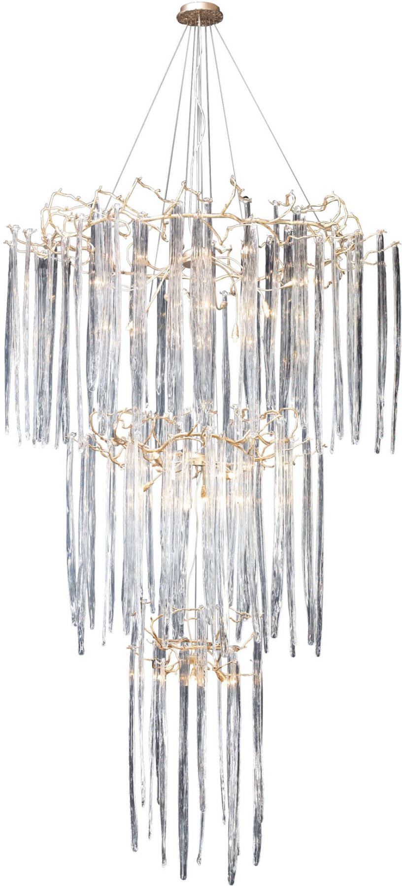 Cascadia 29 Light Chandelier In Silver