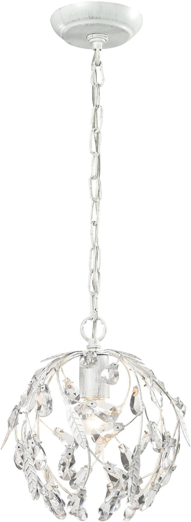 Circeo 1 Light Mini Pendant In Antique White