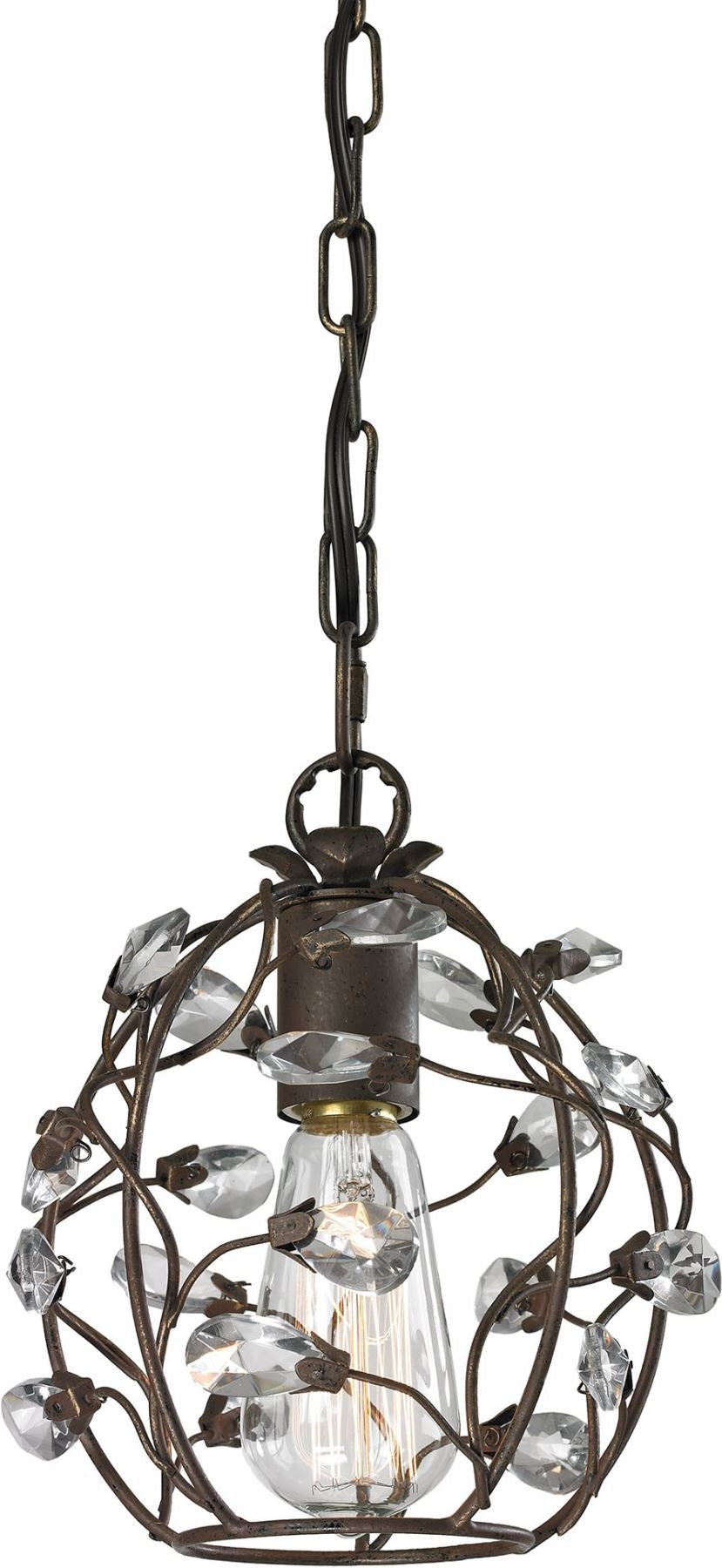 Sagemore 1 Light Pendant In Bronze Rust