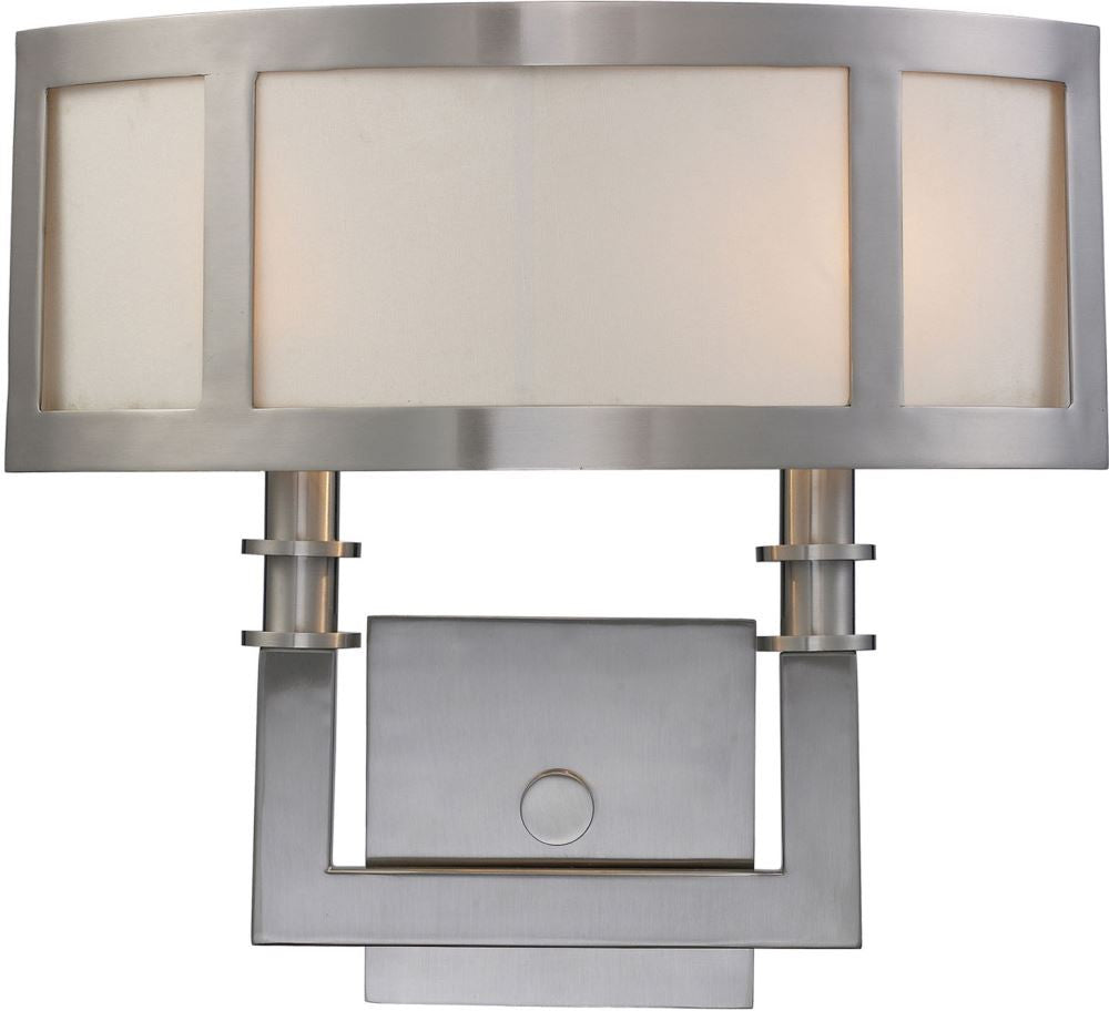 Seven Springs 2 Light Wall Sconce In Satin Nickel