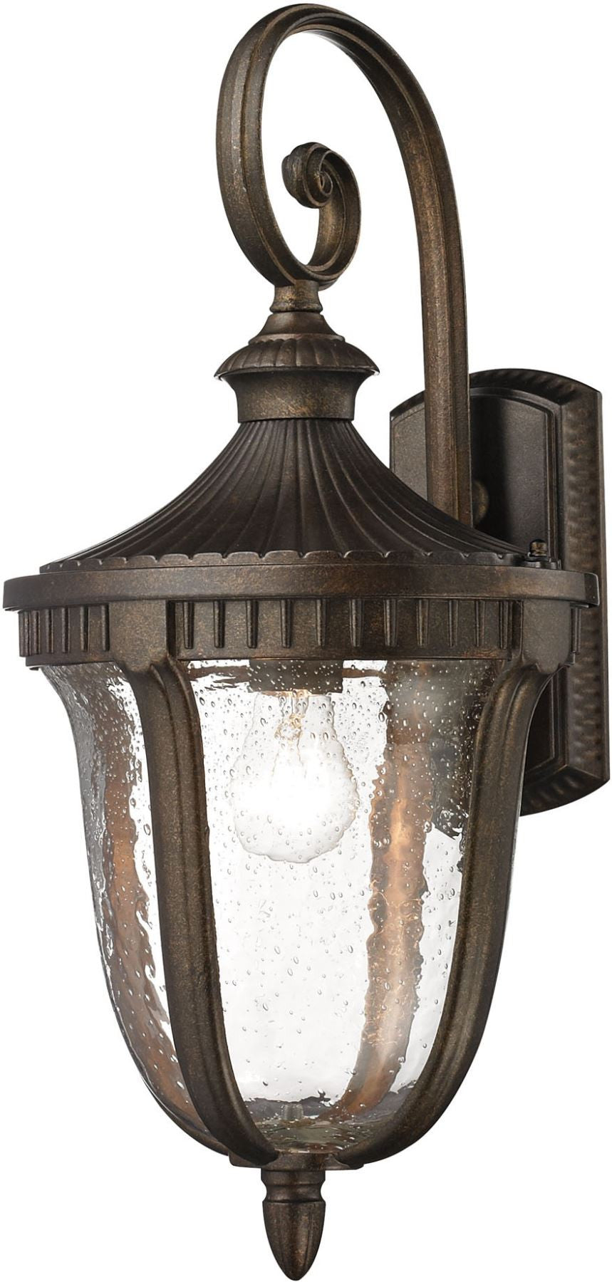 Worthington 1 Light Outdoor Sconce In Hazlenut Bronze