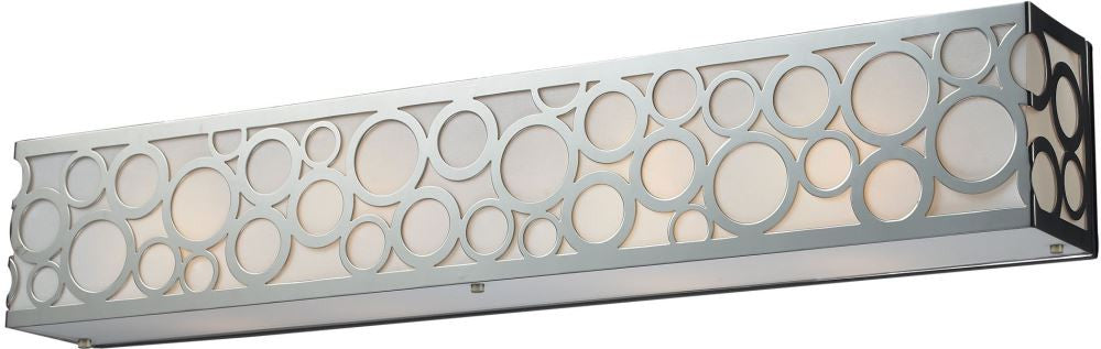 Retrovia 4 Light Vanity In Polished Nickel