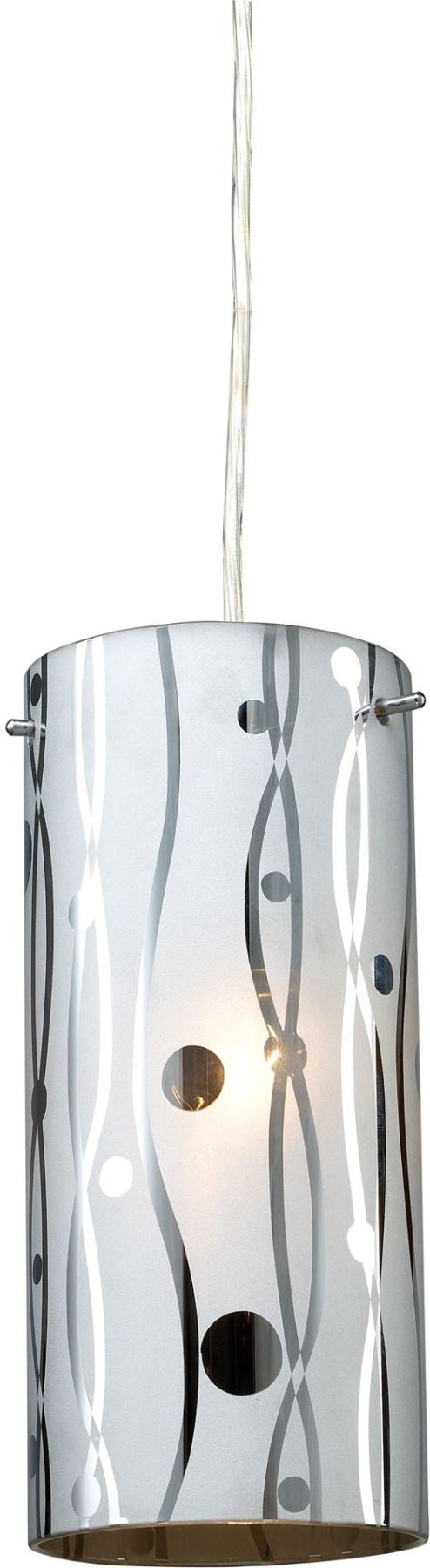 Chromia 1 Light Pendant In Polished Chrome