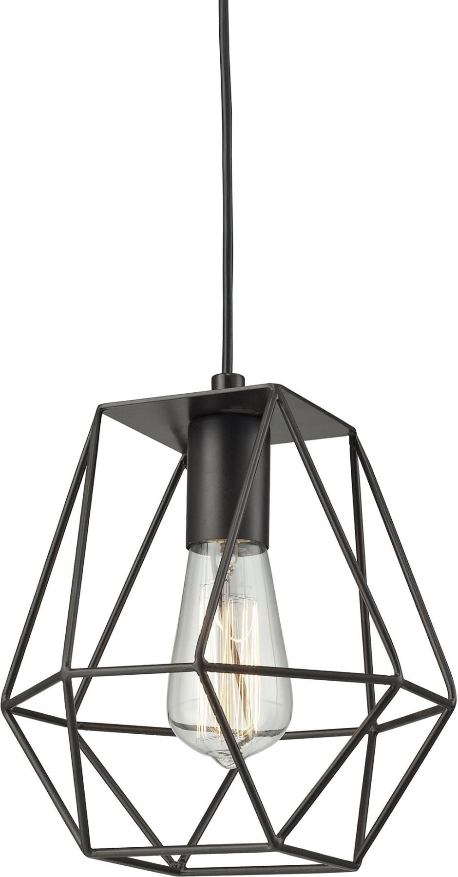 Delaney 1 Light Pendant In Oil Rubbed Bronze