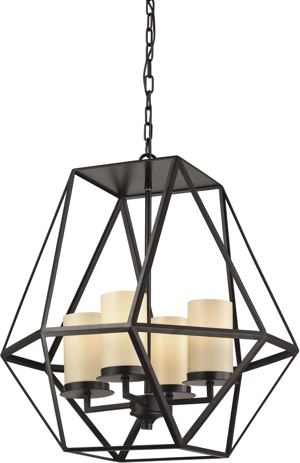 Delaney 4 Light Pendant In Oil Rubbed Bronze