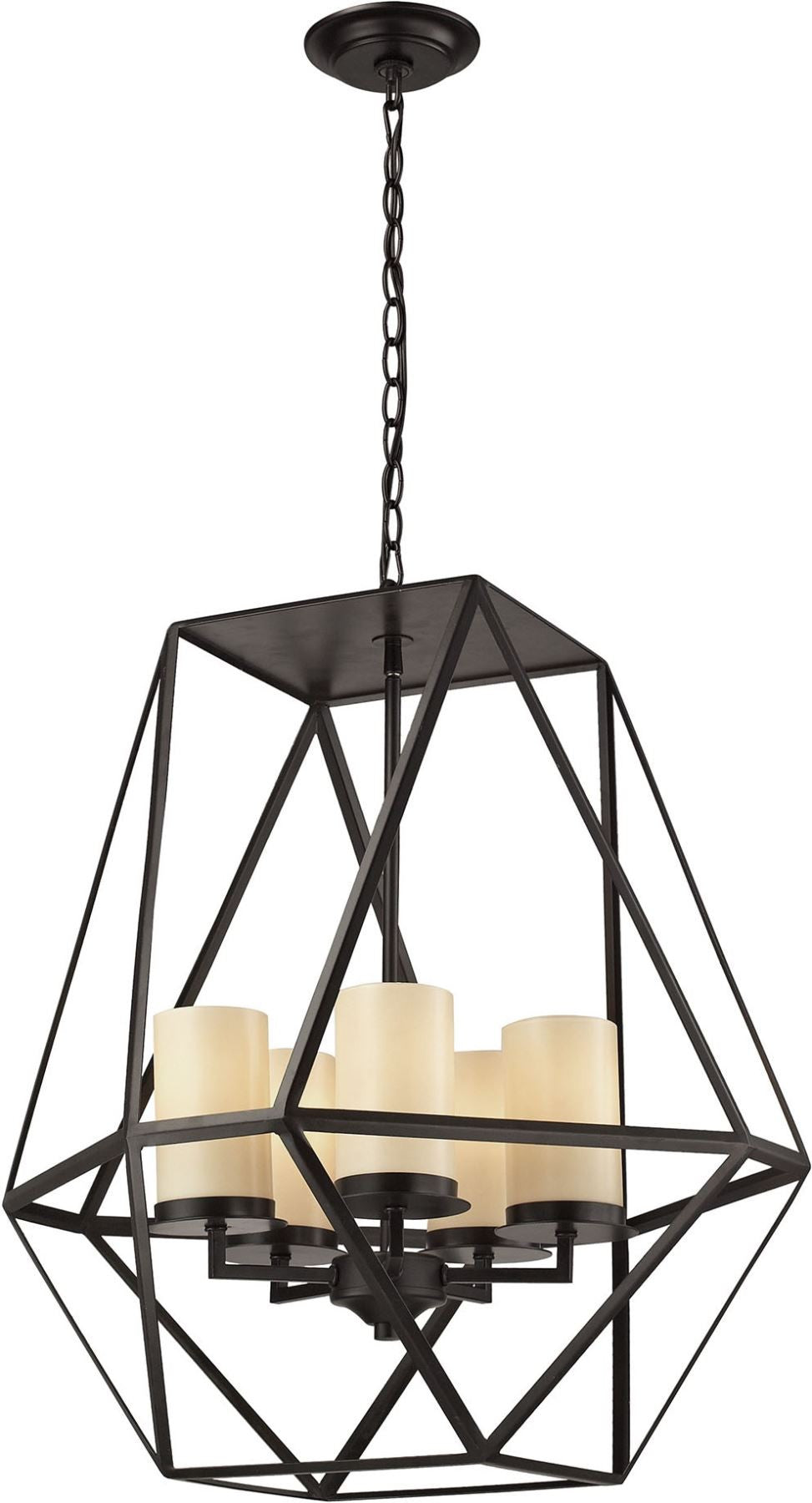 Delaney 5 Light Pendant In Oil Rubbed Bronze