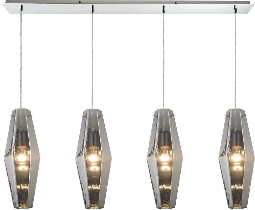 Pelham 4 Light Pendant In Polished Chrome