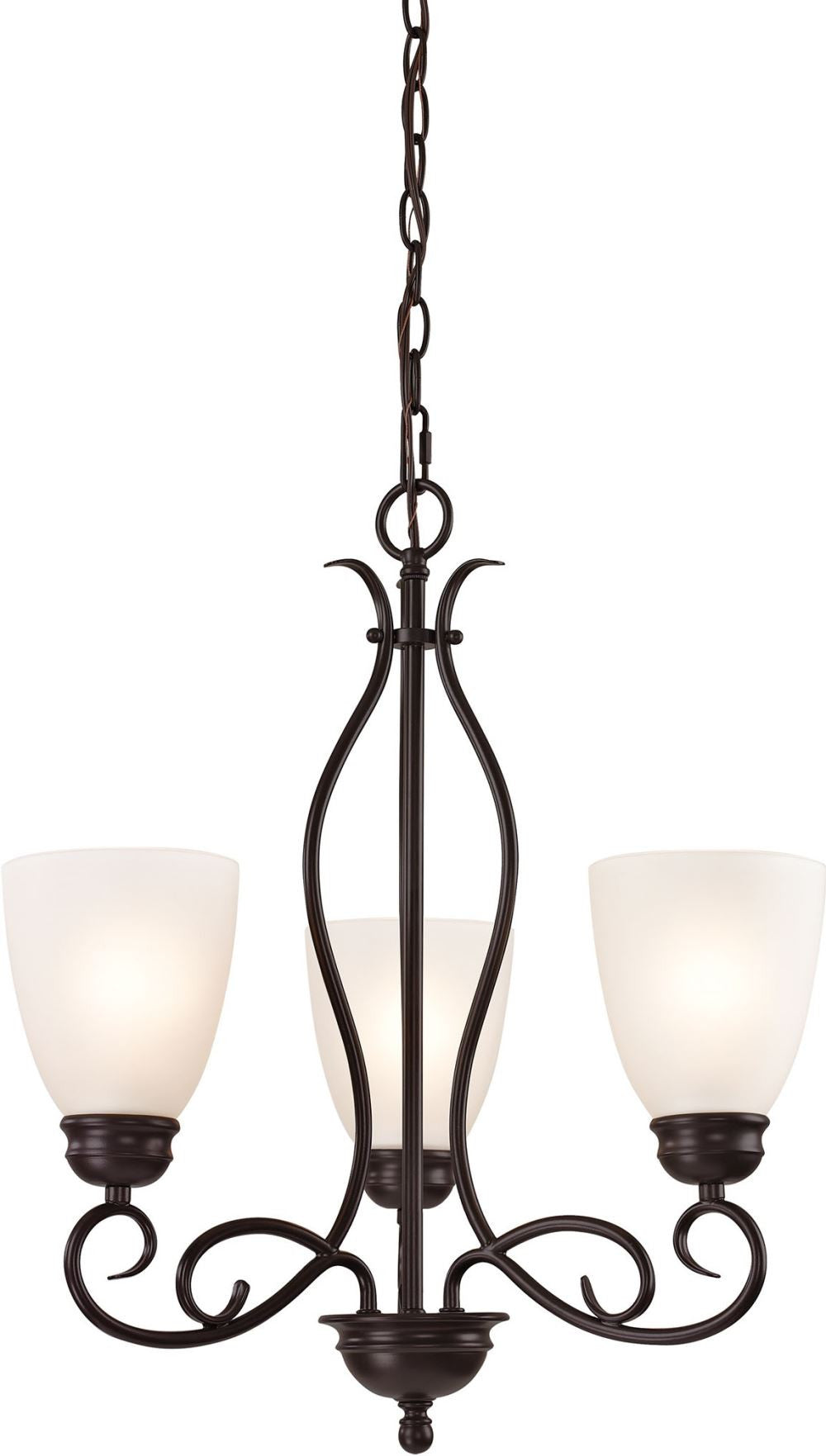 Chatham 3 Light Chandelier In Oil Rubbed Bronze