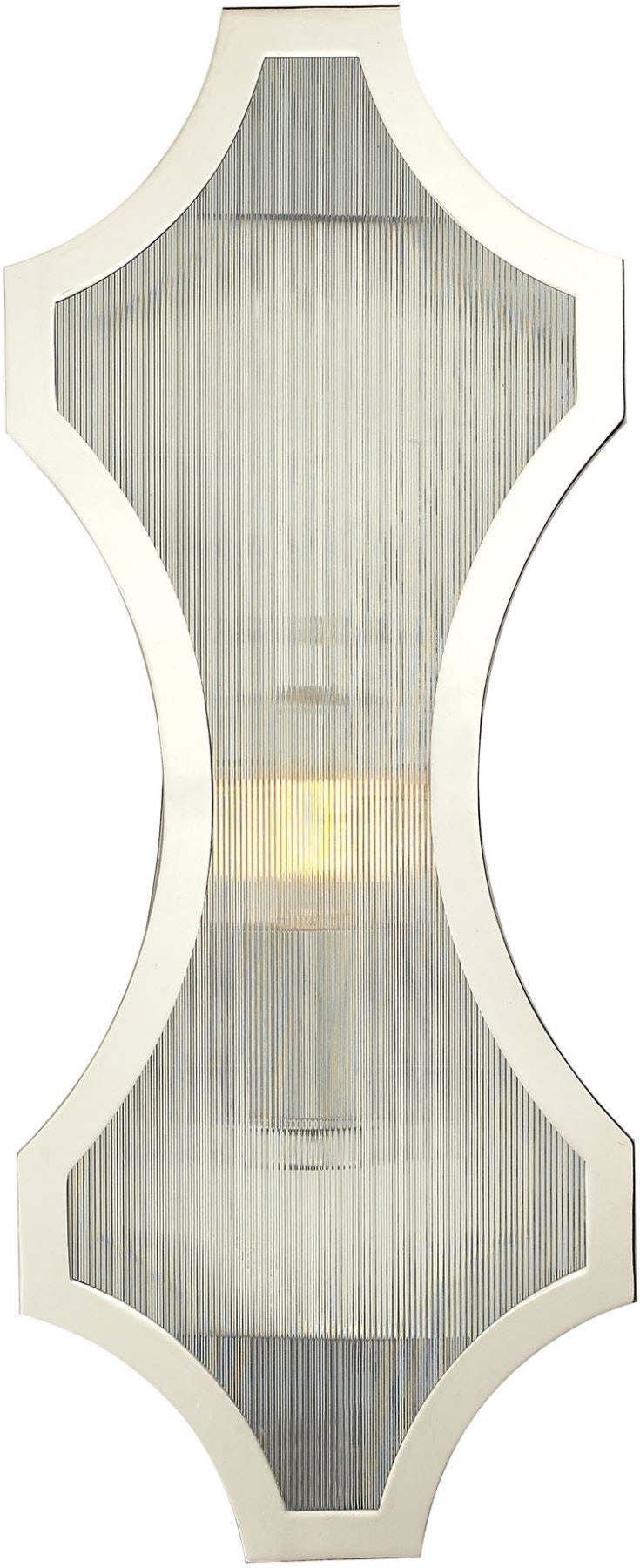 Benicia 1 Light Wall Sconce In Polished Nickel
