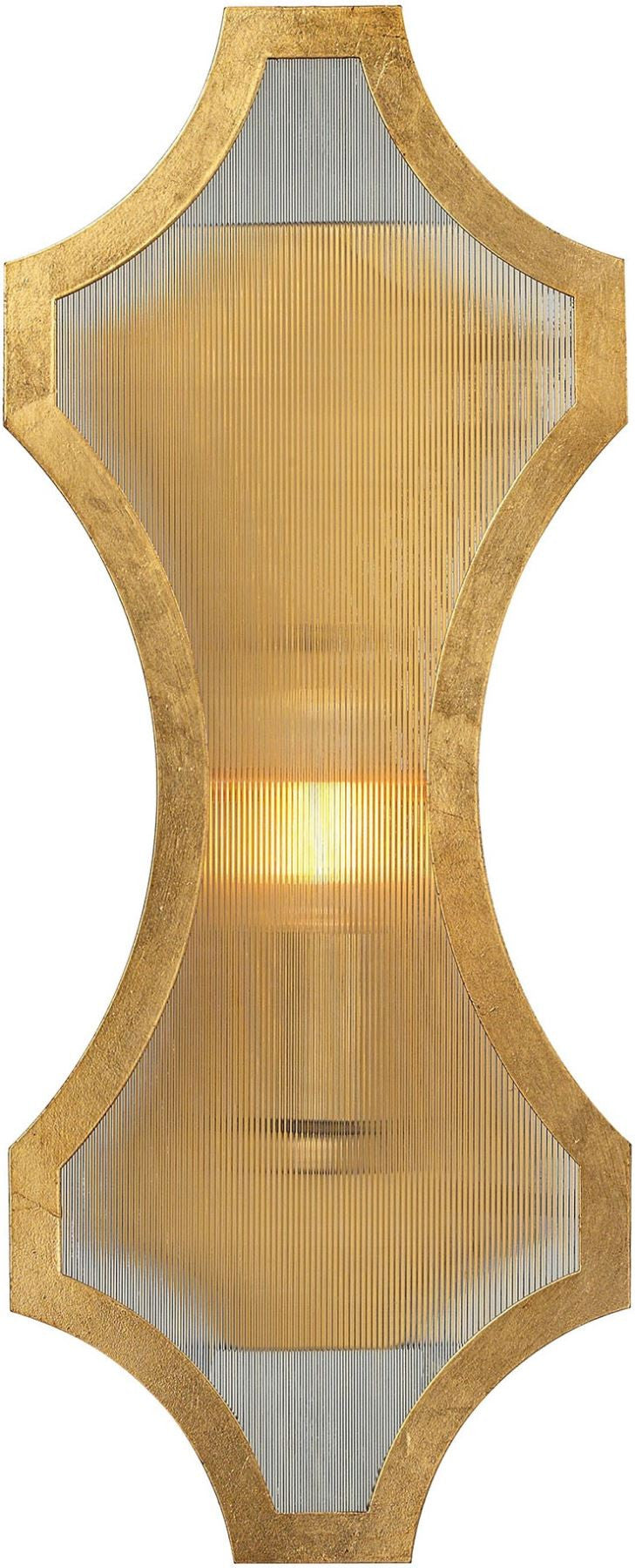 Benicia 1 Light Wall Sconce In Antique Gold Leaf
