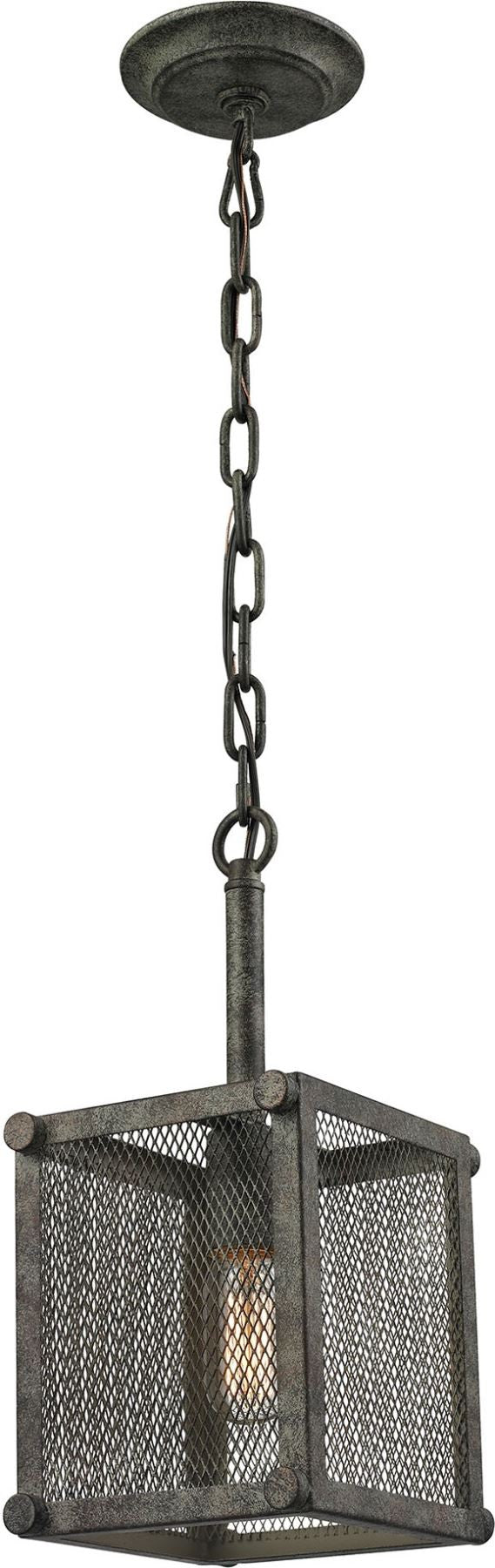Perry 1 Light Pendant In Malted Rust