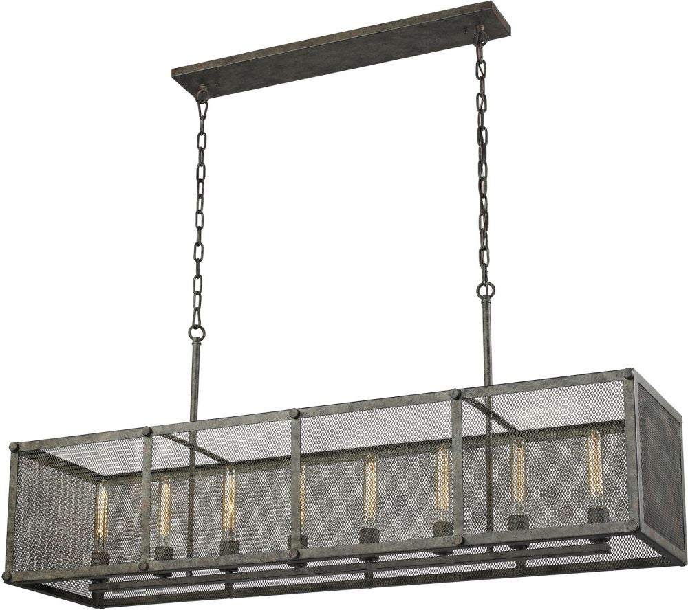 Perry 8 Light Island In Malted Rust