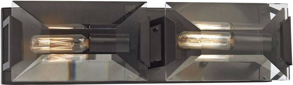 Garrett 2 Light Vanity In Oil Rubbed Bronze