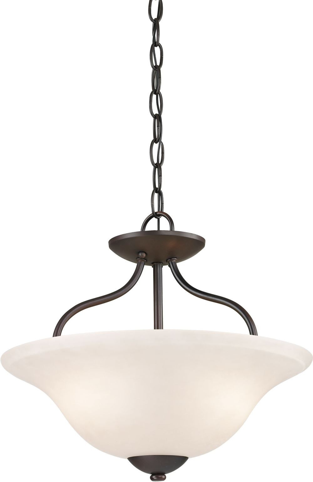 Conway 2 Light Semi-Flush In Oil Rubbed Bronze
