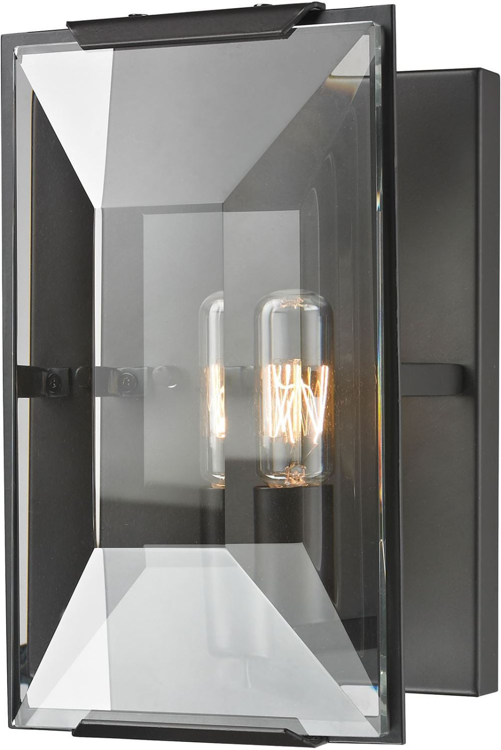 Garrett 1 Light Wall Sconce In Oil Rubbed Bronze