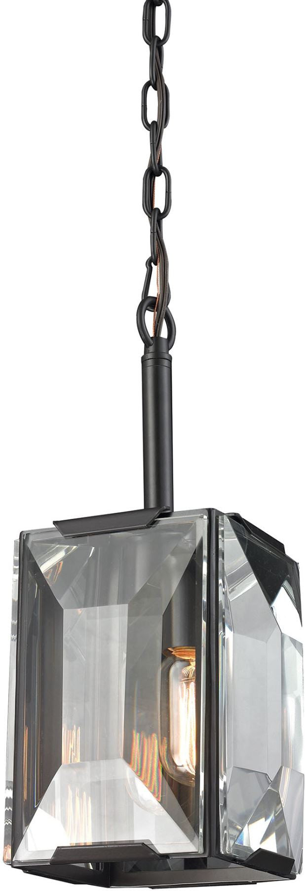 Garrett 1 Light Pendant In Oil Rubbed Bronze