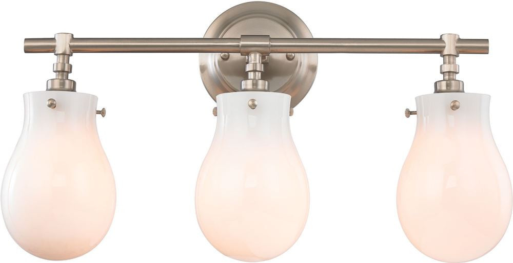 Jaelyn 3 Light Vanity In Brushed Nickel