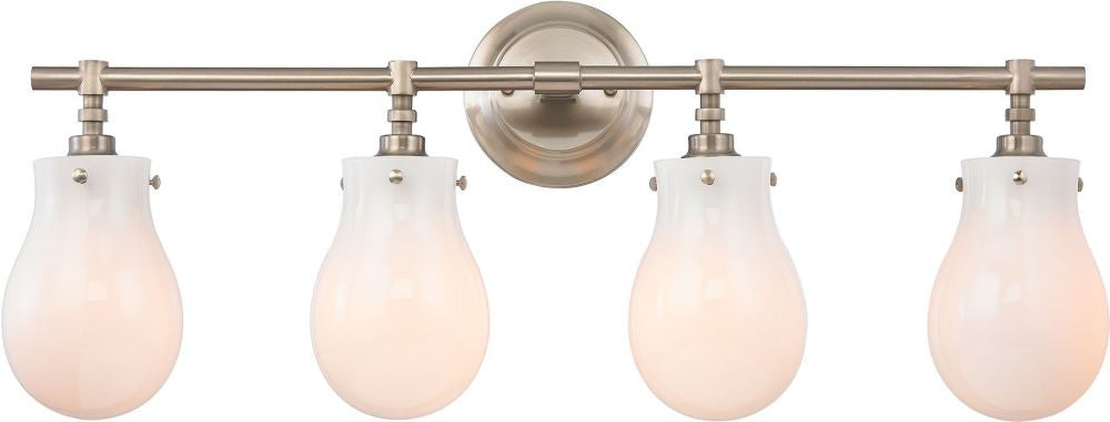 Jaelyn 4 Light Vanity In Brushed Nickel