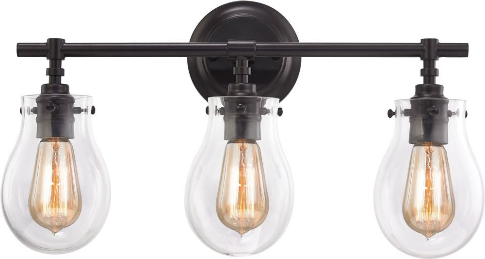 Jaelyn 3 Light Vanity In Oil Rubbed Bronze