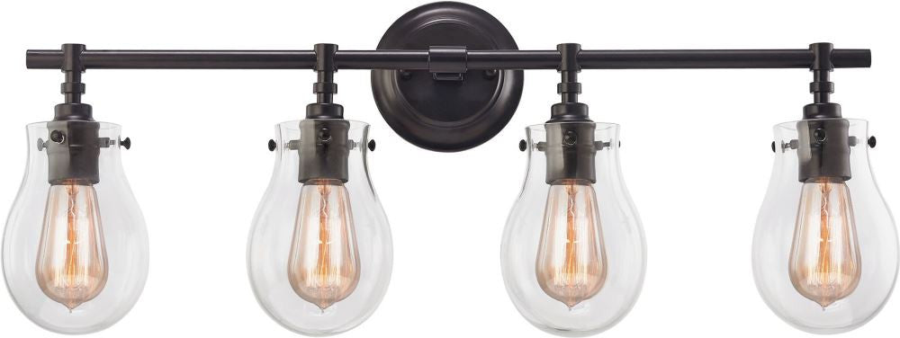 Jaelyn 4 Light Vanity In Oil Rubbed Bronze