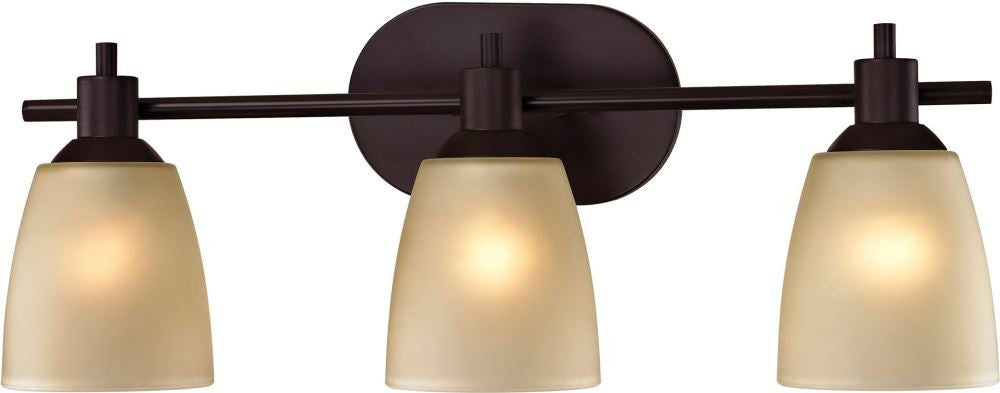 Jackson 3 Light Bath Bar In Oil Rubbed Bronze